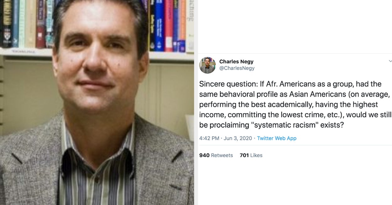 A University Is Under Fire After A Professor Tweeted About Comparing The 