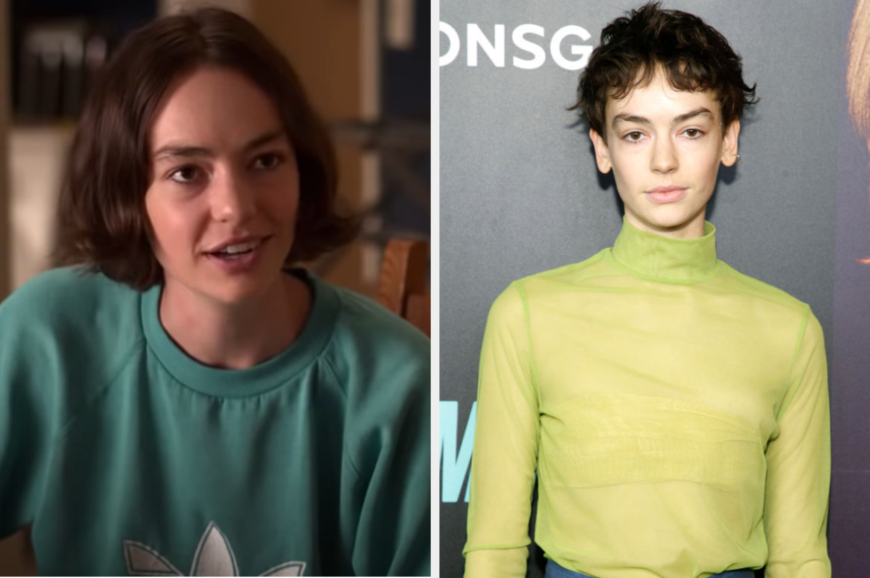 Side by side of Casey from Atypical and Brigette Lundy-Paine