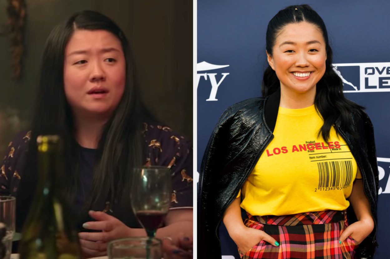 Side by side of  Alice Kwan from Good Trouble and Sherry Cola