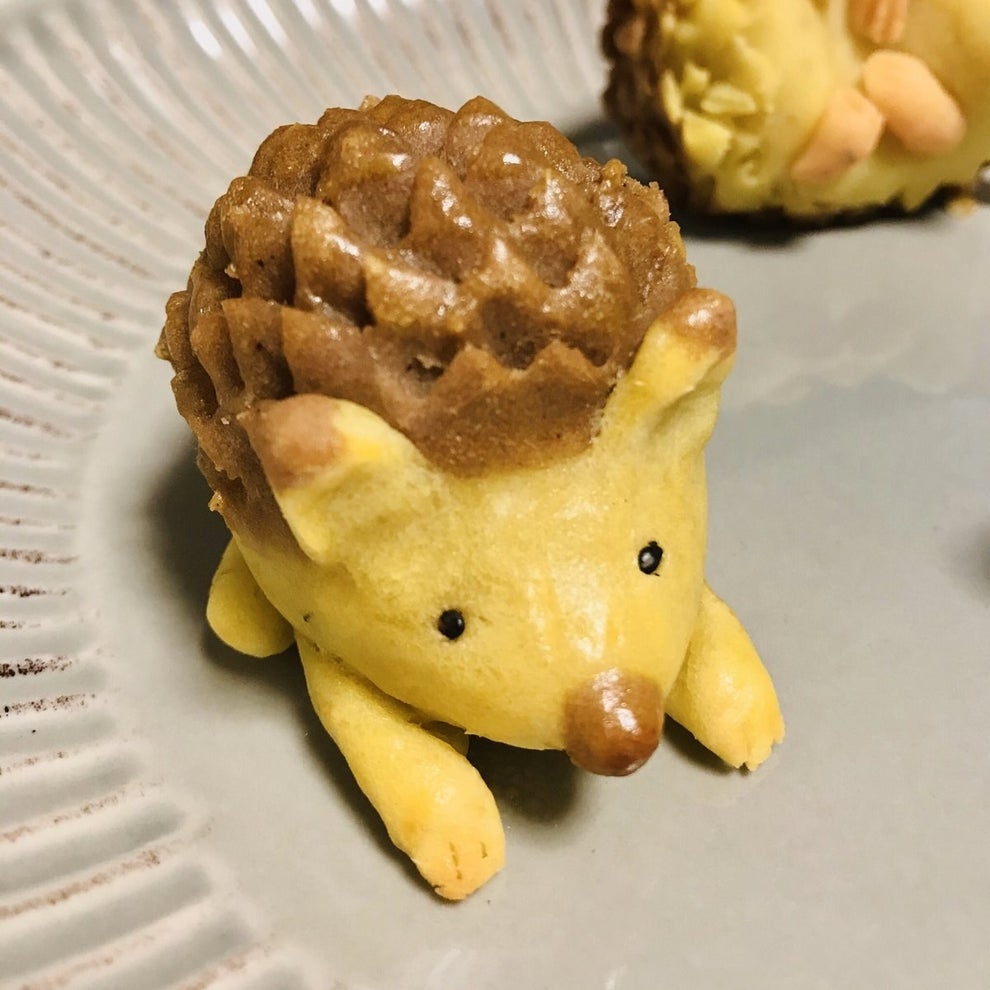 美味しそうなハリネズミ 何でできているかというと