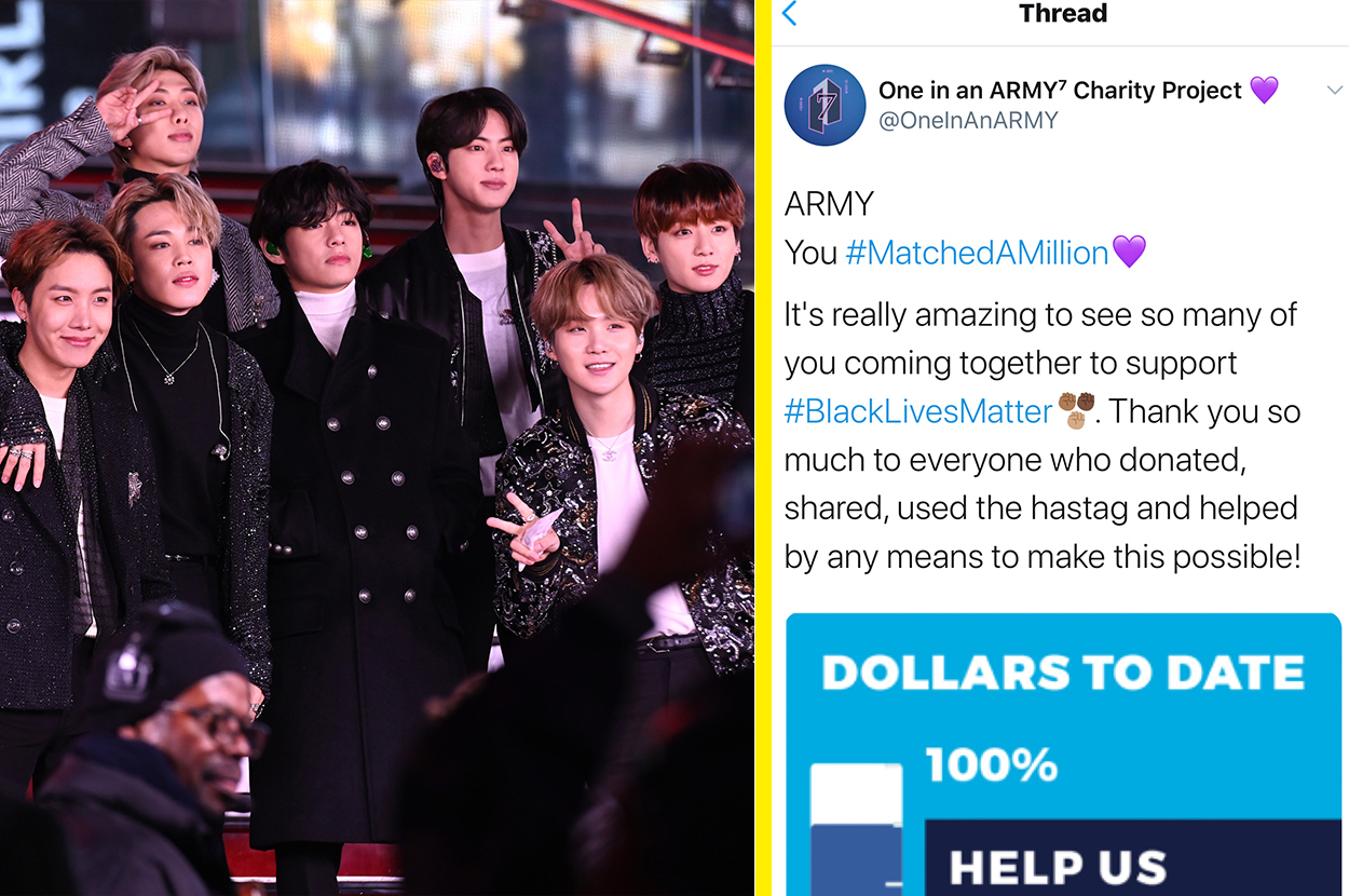 BTS Fans Match The Group's $1 Million Black Lives Matter Donation