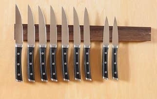 The magnetic knife strip