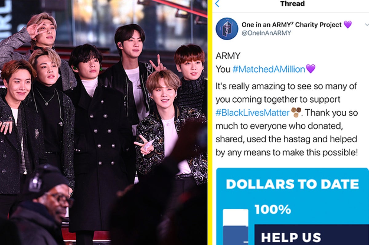 Bts Fans Match The Group S 1 Million Black Lives Matter Donation In 24 Hours