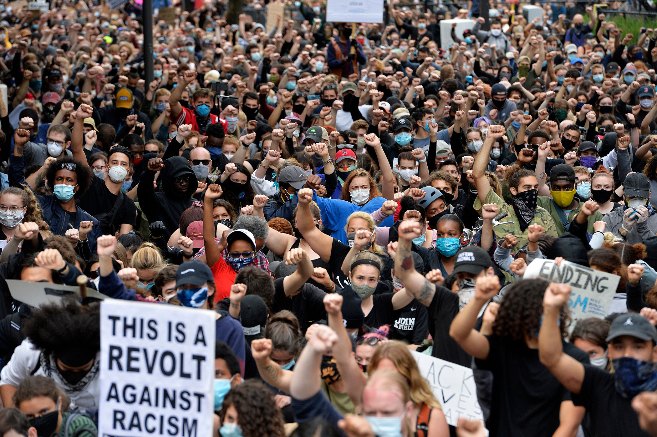 Photos Capture Massive Crowds At Protests Over The Weekend 