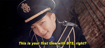 RM looks into the camera says &quot;This is your first time with BTS, right?&quot;