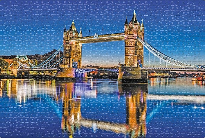 Tower bridge puzzle board.