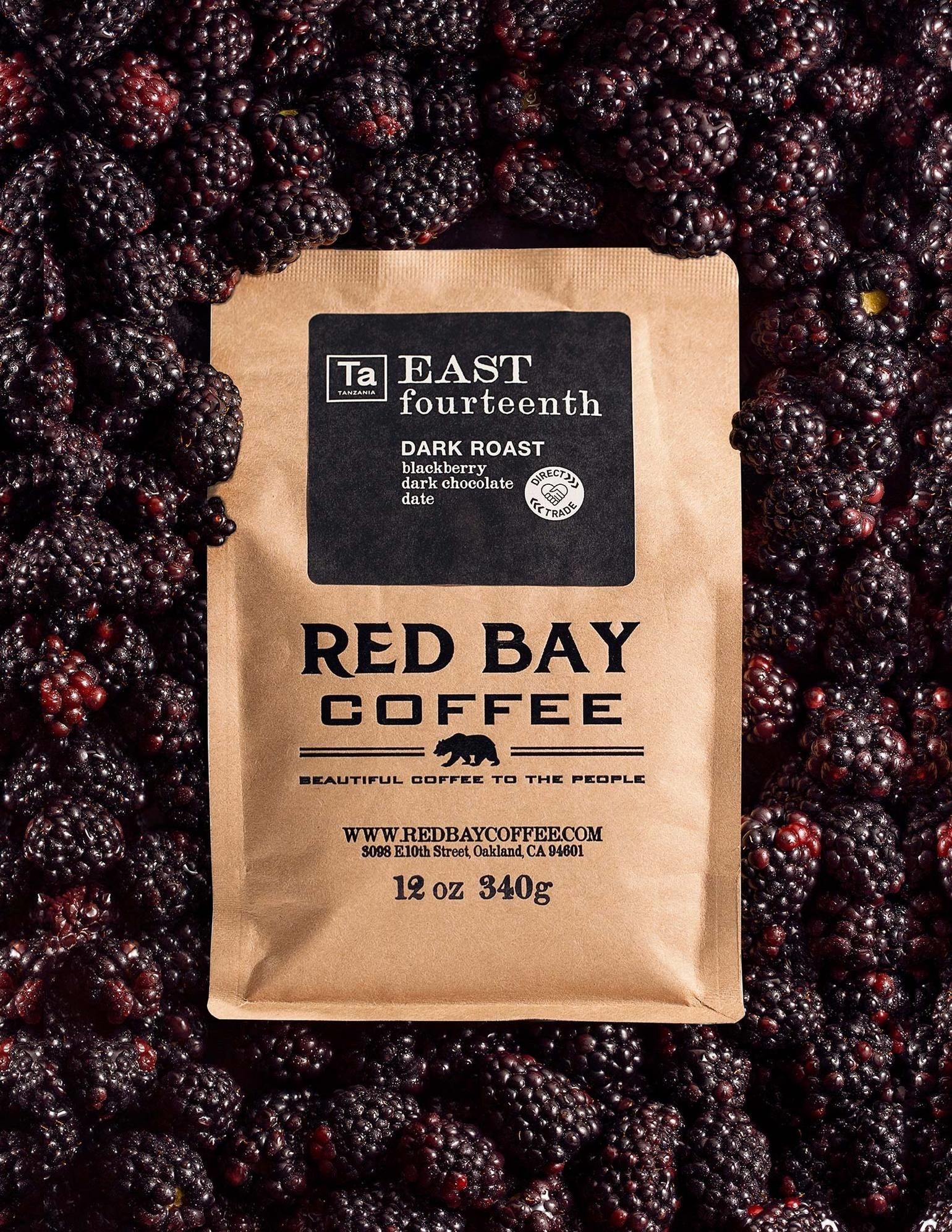 Red Bay Coffee East Fourteenth Dark Roast Blackberry Dark