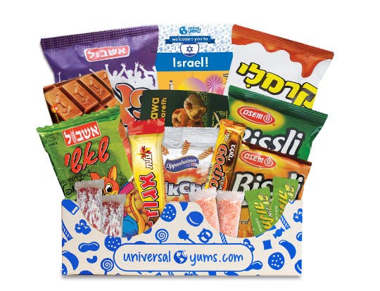 The Universal Yums Israel box