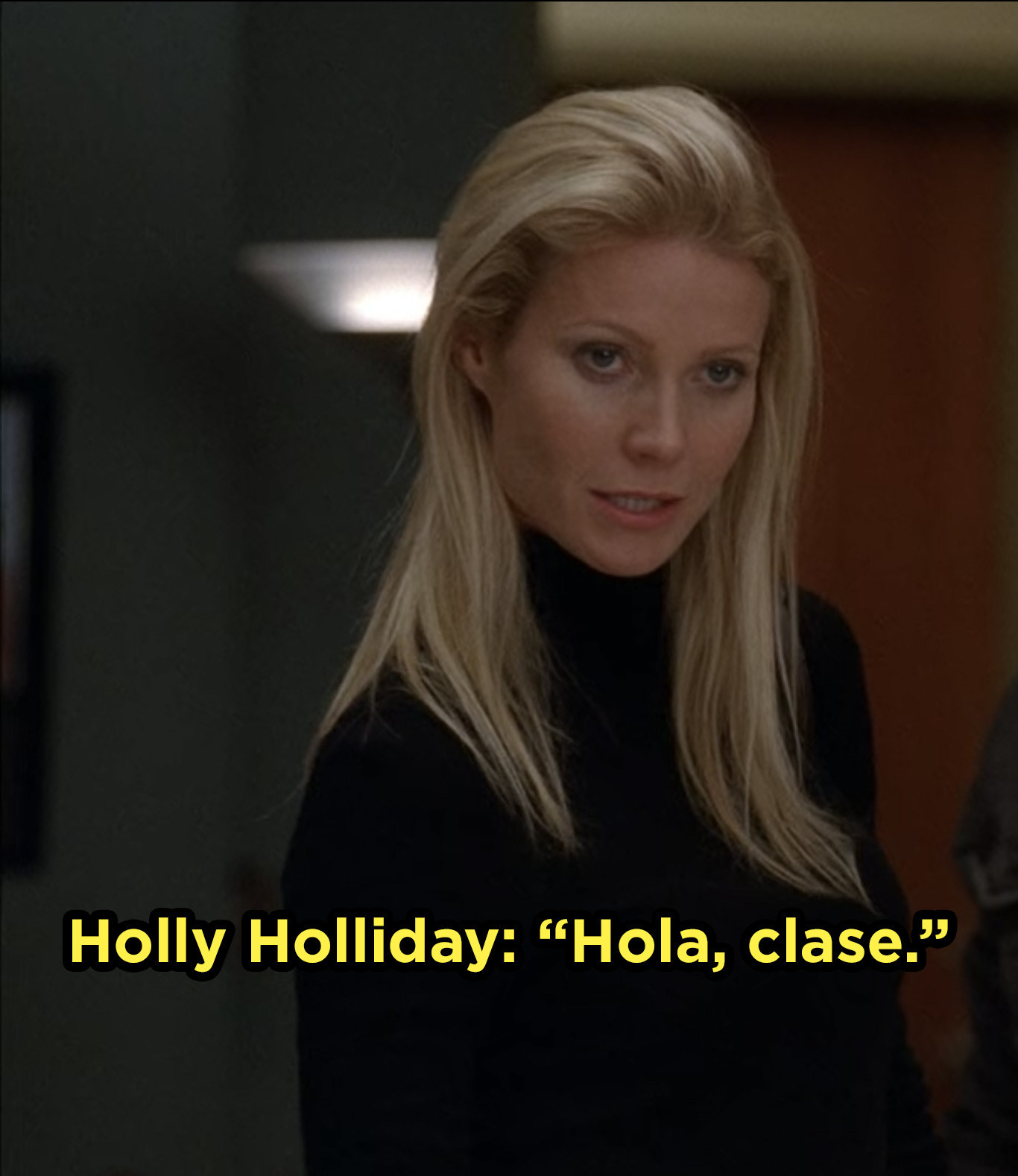 Holly Holliday introduces herself to The New Directions