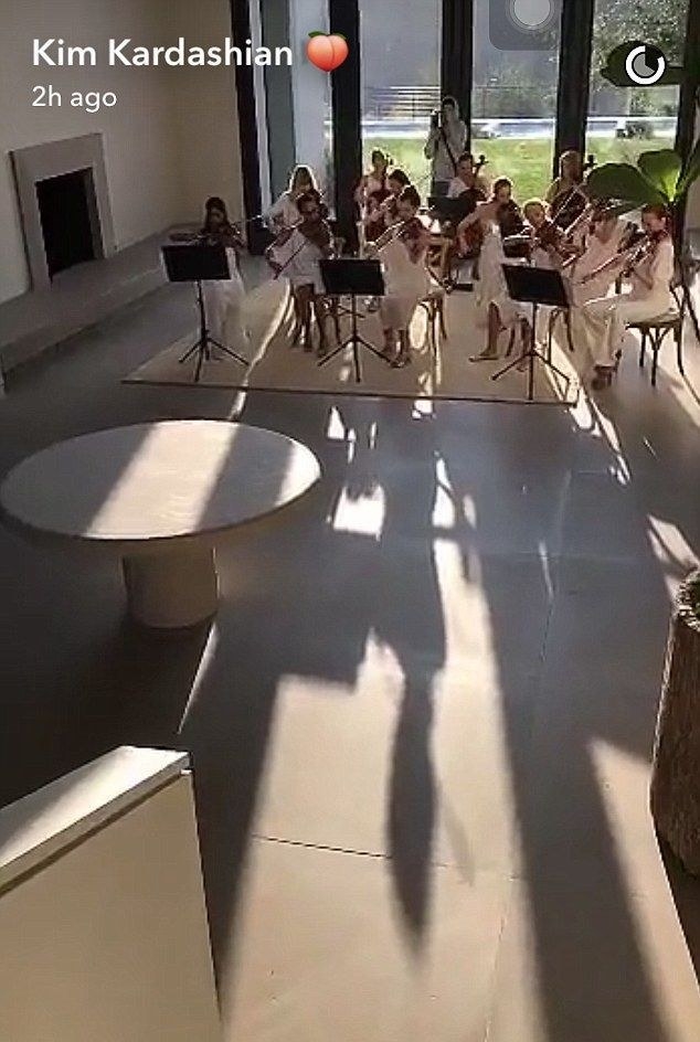 An orchestra in their living room