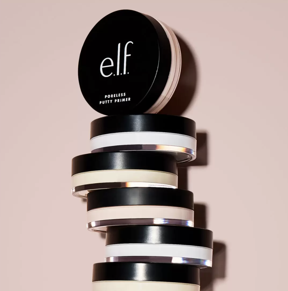 the different shades of primer putty stacked up