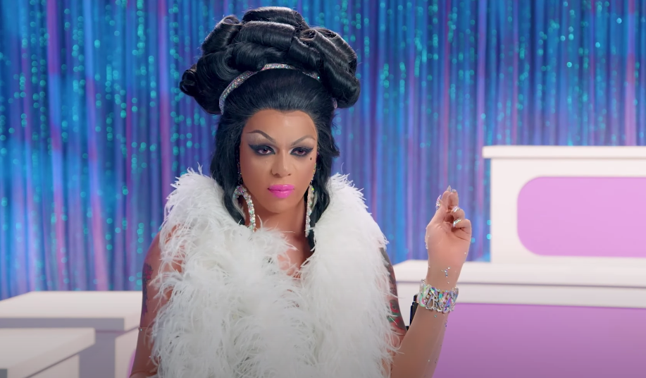 A photo of Aja dressed as Crystal LaBeija for Snatch Game during RuPaul&#x27;s Drag Race: All Stars Season 3