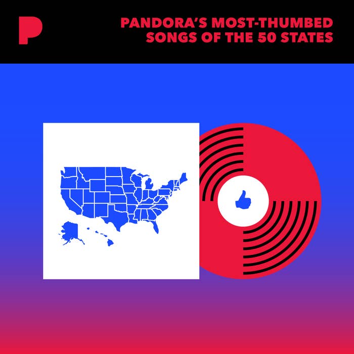 Pandora Revealed The Most Popular Song For Each State Pandora Revealed The Most Popular Song For Each State