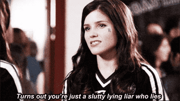 Brooke telling Rachel &quot;Turns out you&#x27;re just a slutty lying liar who lies&quot;