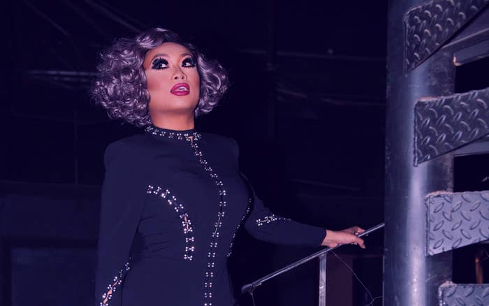 Photo of Jujubee on a staircase taken for All Stars 5