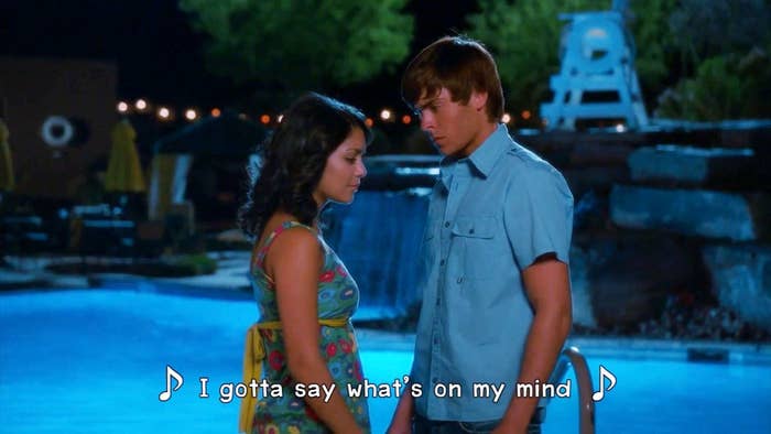 Troy and Gabriella’s break up in High School Musical 2