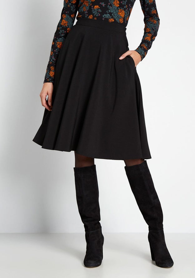 Buy A-Line Midi Skirts // Midi A-Line Skirts // Modcloth