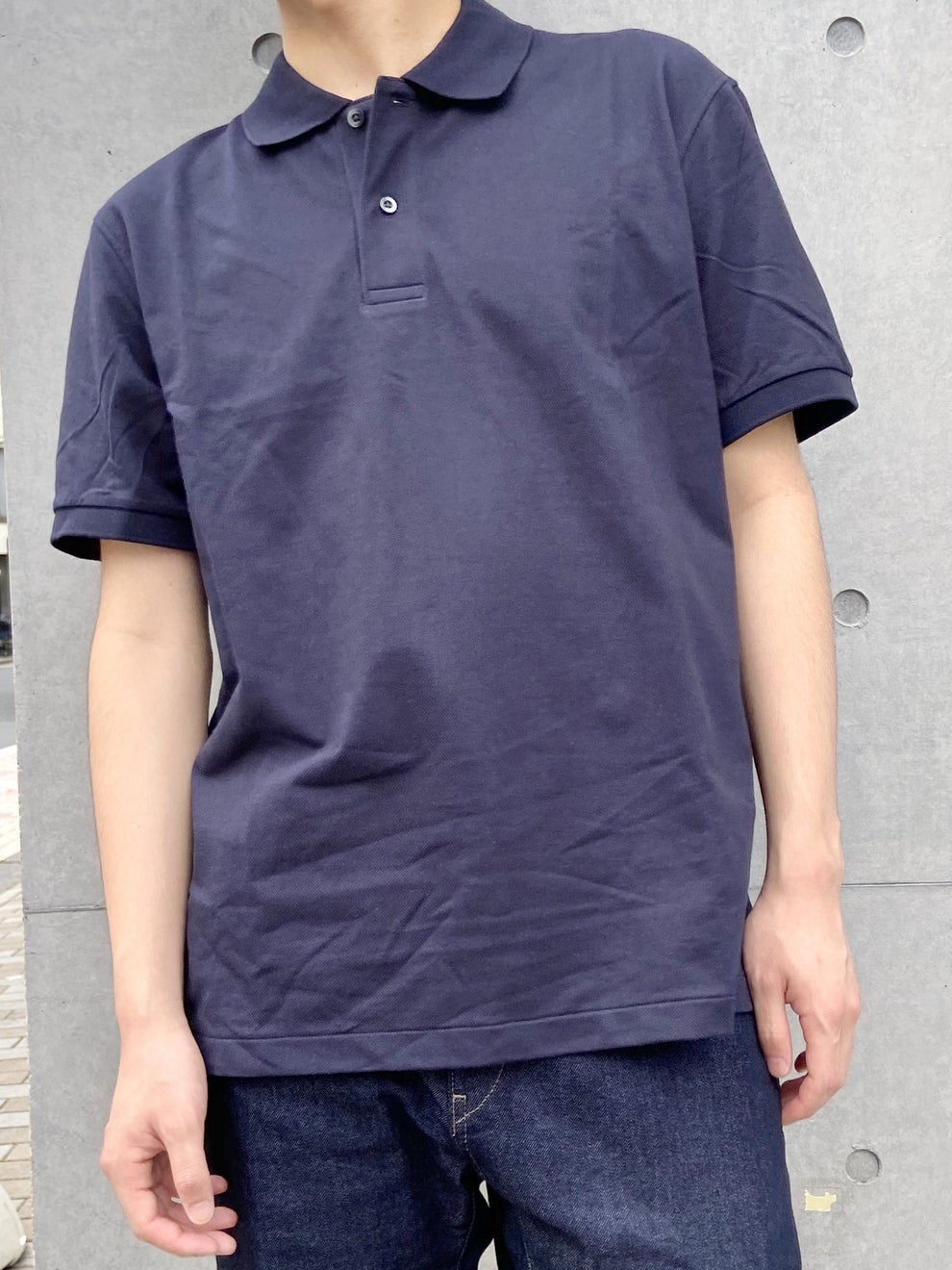 UNIQLO ユニクロ ドライ カノコ ポロシャツ 半袖 ブラック グレー ブルー 3点セット Mサイズ ユニクロ ドライカノコポロシャツ 