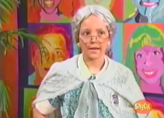 Jamie Lynn Spears as Thelma Stump in an All That sketch.