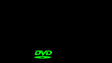 DVD logo screensaver bouncing from corner to corner.