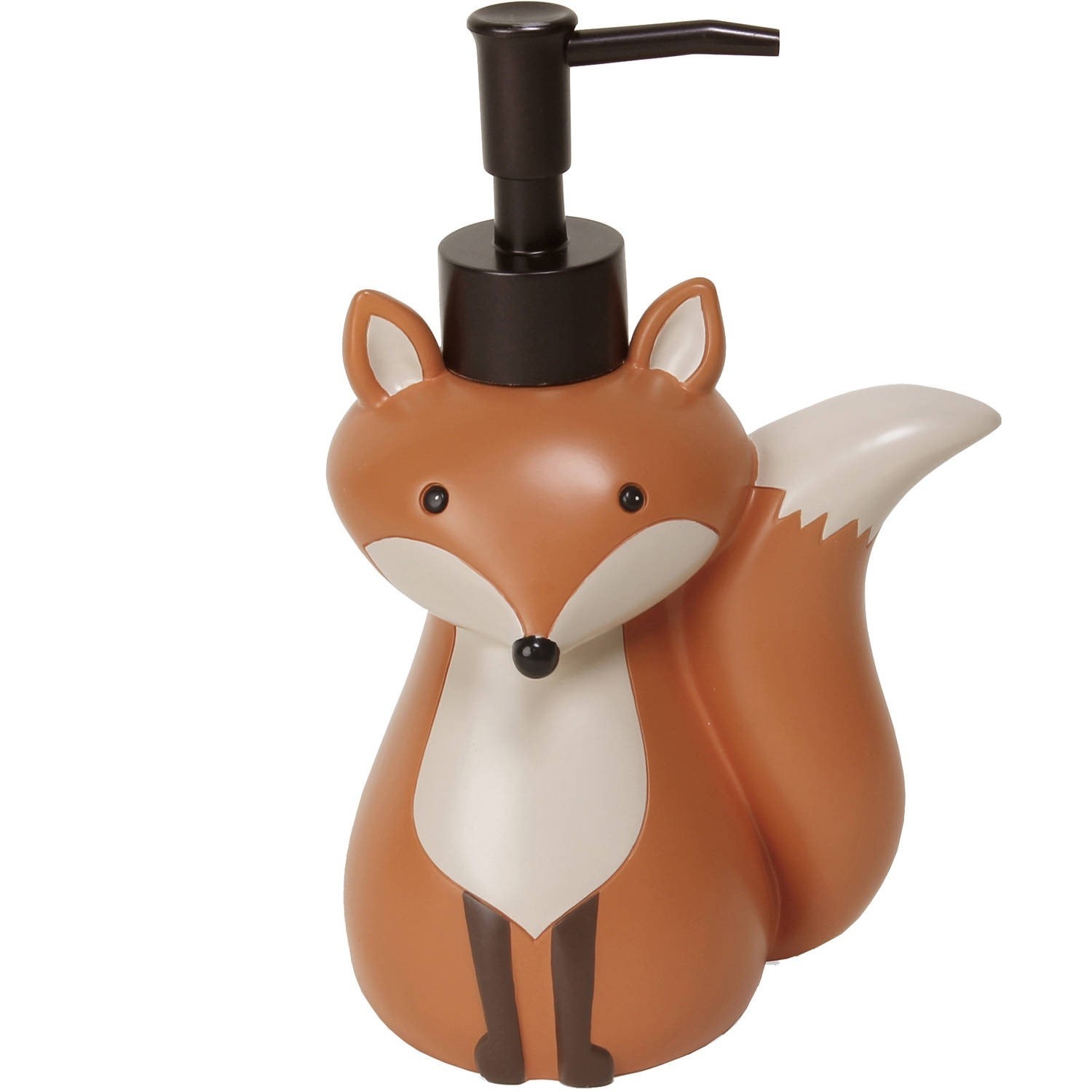 a soap pump shaped like a fox