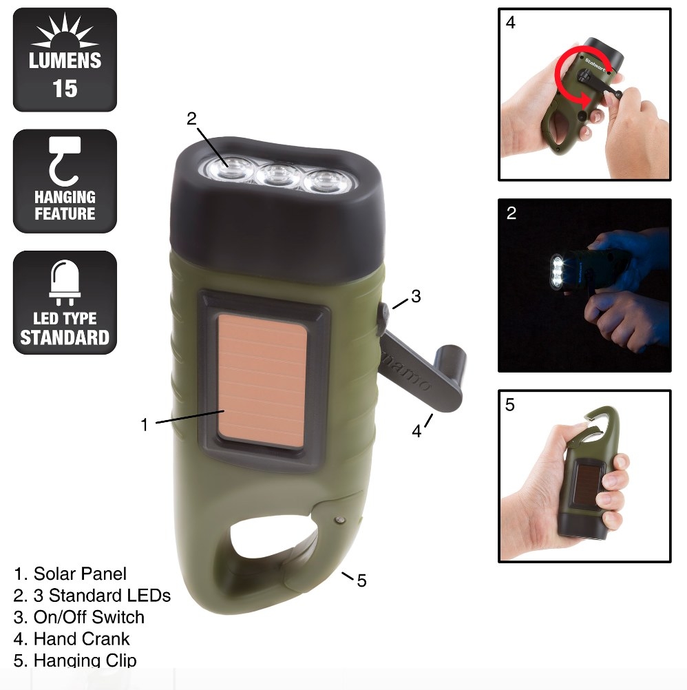 the flash light in green