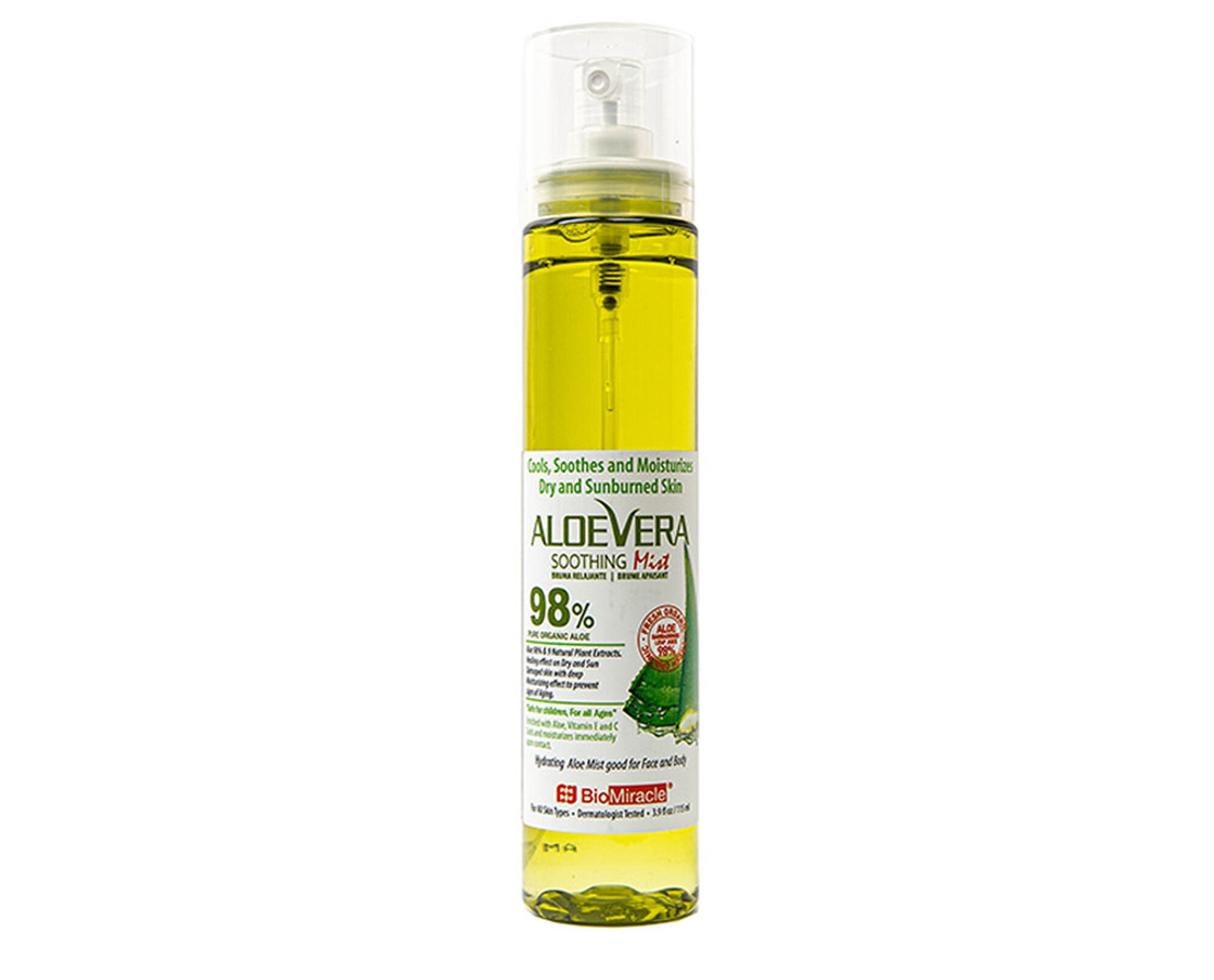 The aloe vera spray