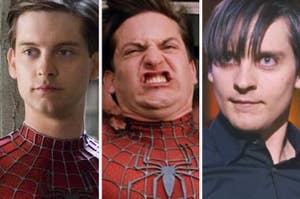 Spiderman throughout his trilogy movies