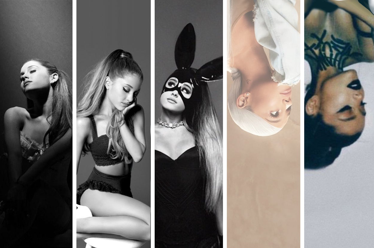 Ariana Grande in all her separate musical eras