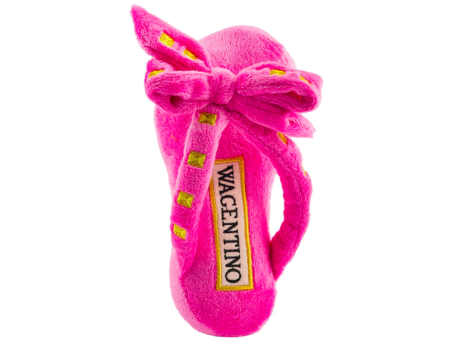 the &quot;Wagentino&quot; pink flip-flop toy