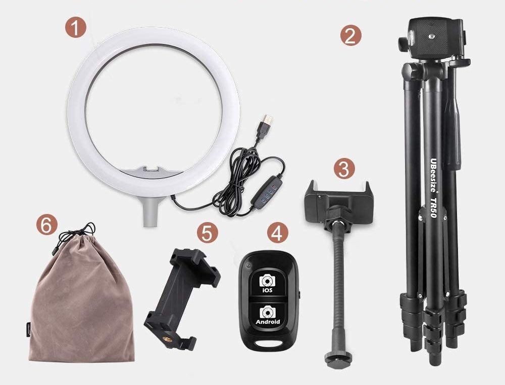 All the tools inside the kit