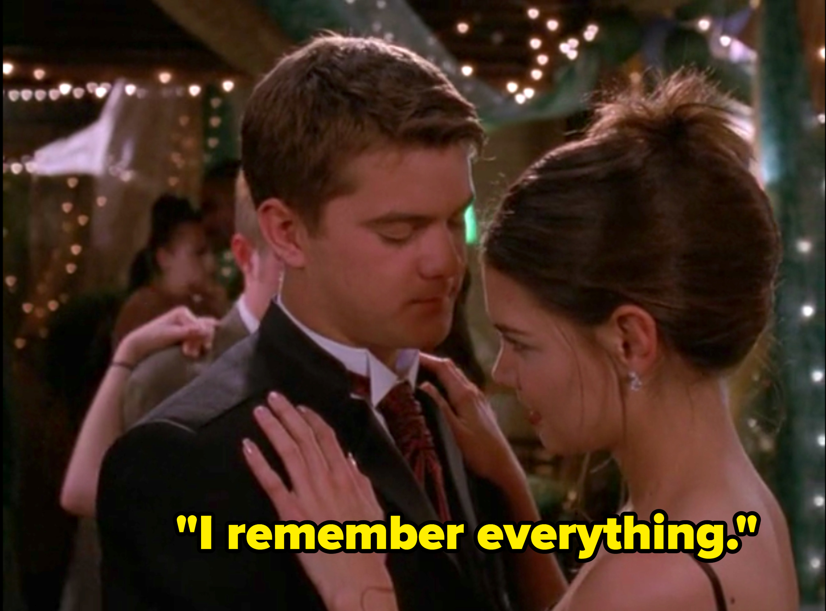 Pacey says &quot;I remember everything&quot; to Joey at Anti-Prom.