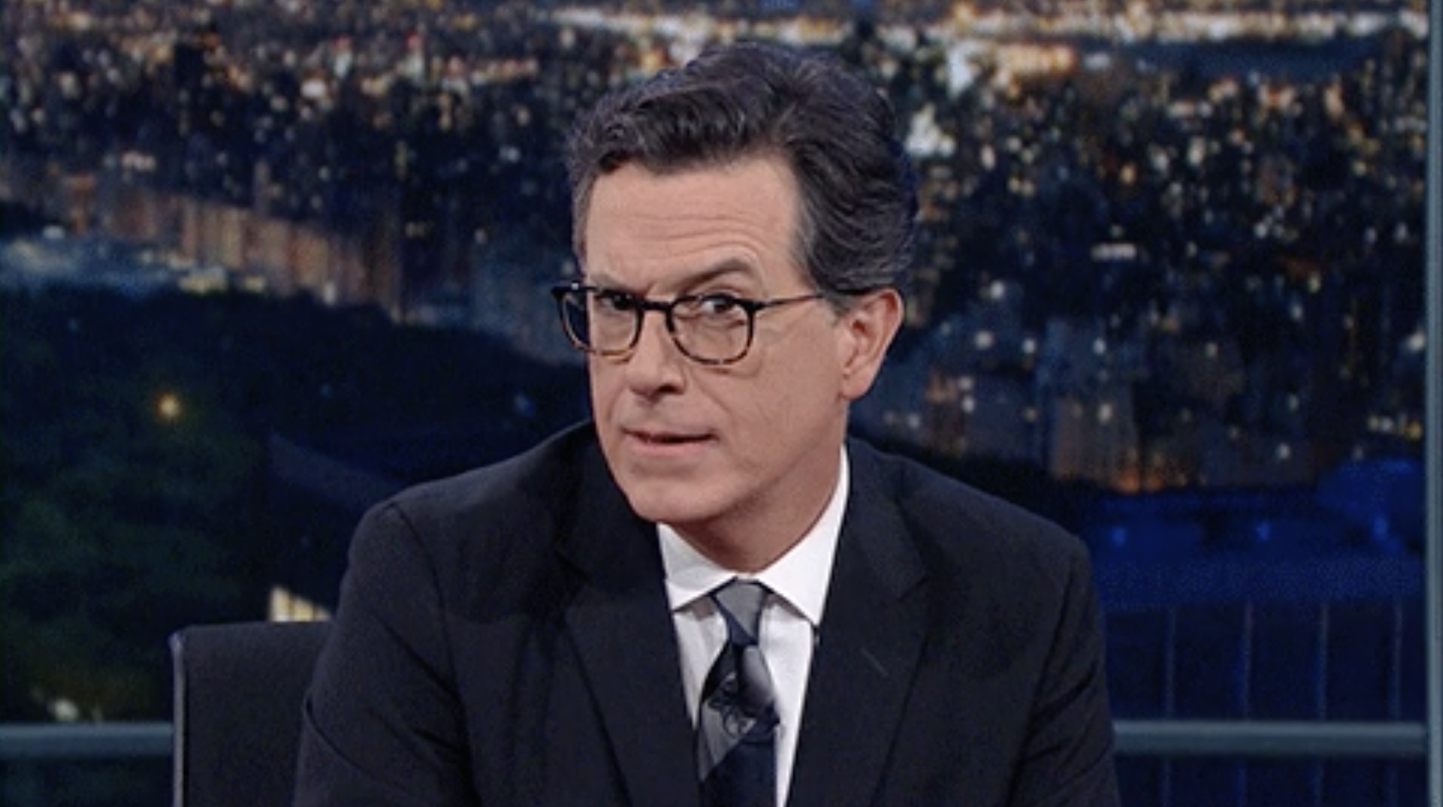 Stephen Colbert hosting &quot;The Late Show&quot;
