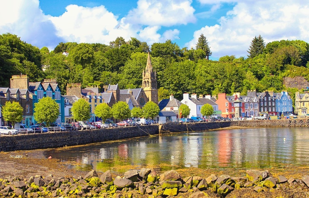 The town of Tobermory, Mull