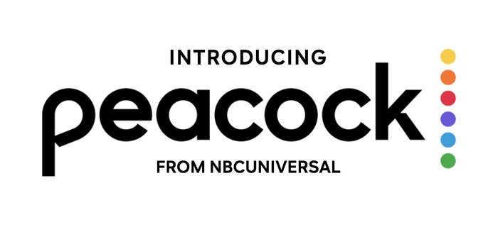 The Peacock TV logo, from NBCUniversal