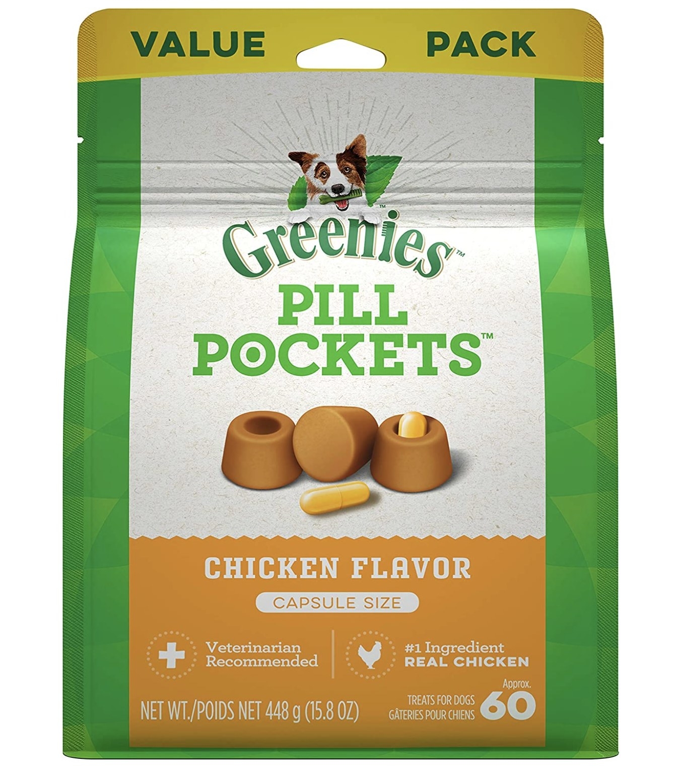 Greenies chicken flavor treats
