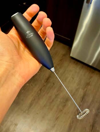 A customer review photo of the Zulay Original Milk Frother