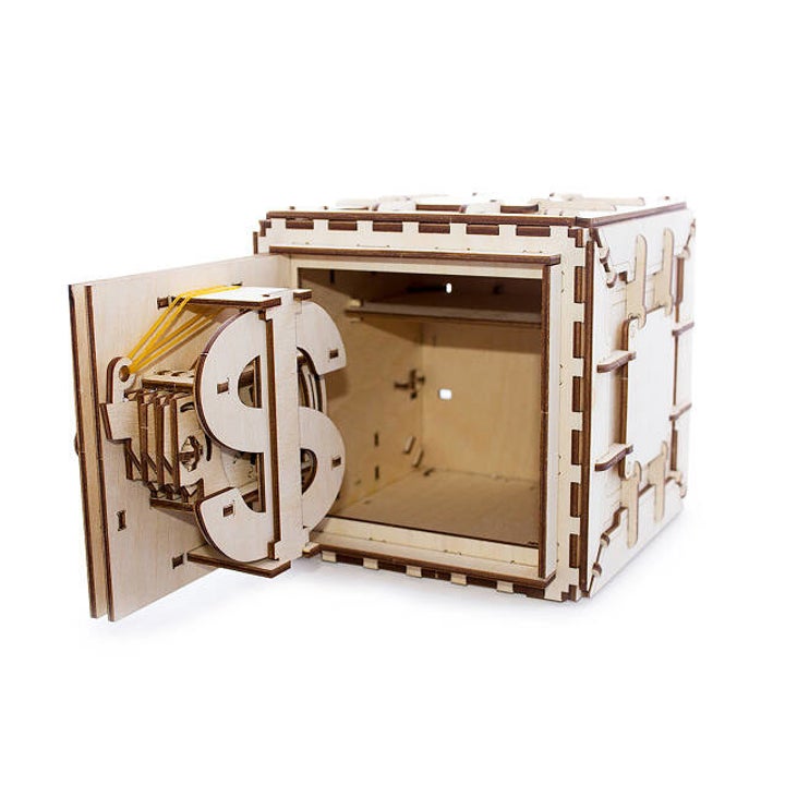The safe with the door open