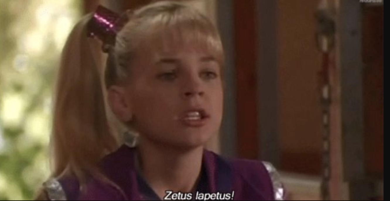 Zenon Girl of the 21st Century saying Zetus Lapetus 