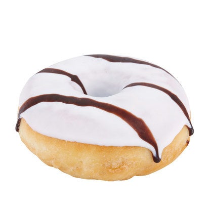 White chocolate donut
