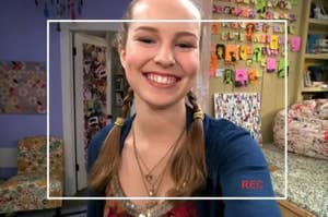 Teddy Duncan from "Good Luck Charlie" filming a video