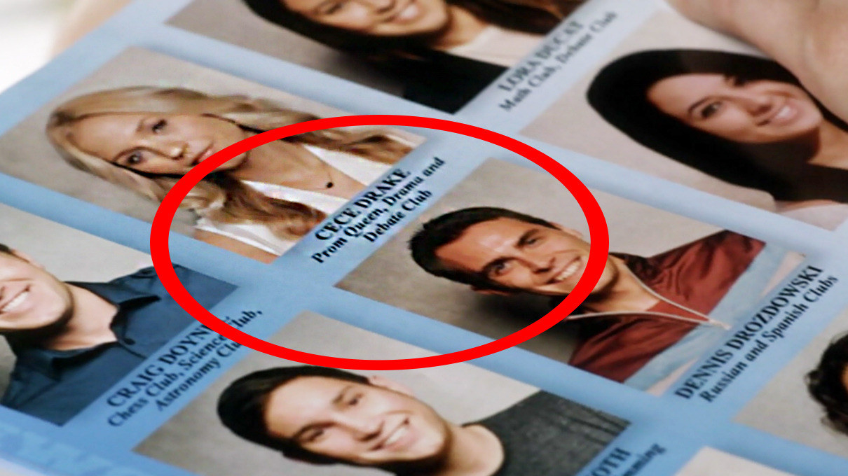 plot holes, CeCe Drake was listed as the prom queen in the Rosewood yearbook, although she didn’t go there.