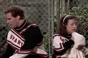 Will Ferrell and Cheri Oteri in a &quot;Spartan Cheerleaders&quot; sketch