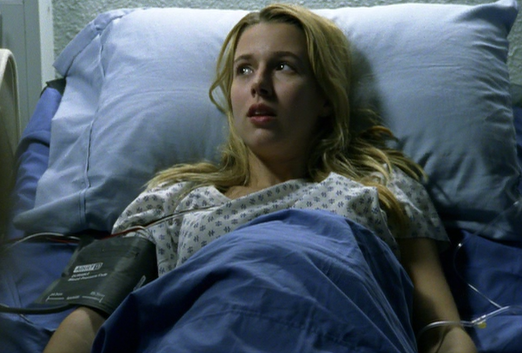 On Veronica Mars, although everyone else dies instantly in the bus accident, Meg and her unborn baby survive.