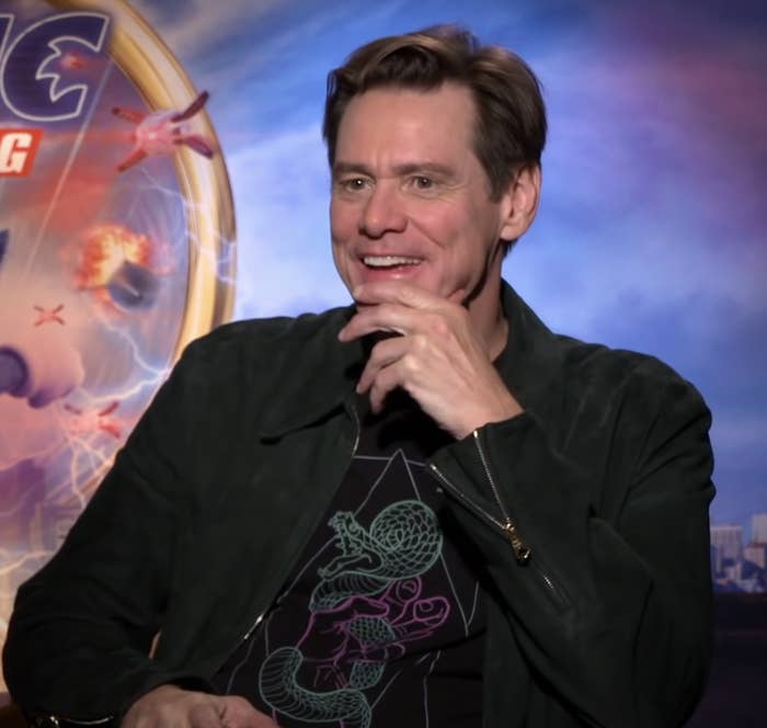 Jim Carrey Grinch Face