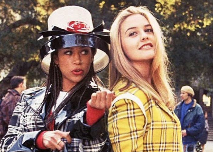 Cher and Dionne from &quot;Clueless&quot; in plaid outfits.