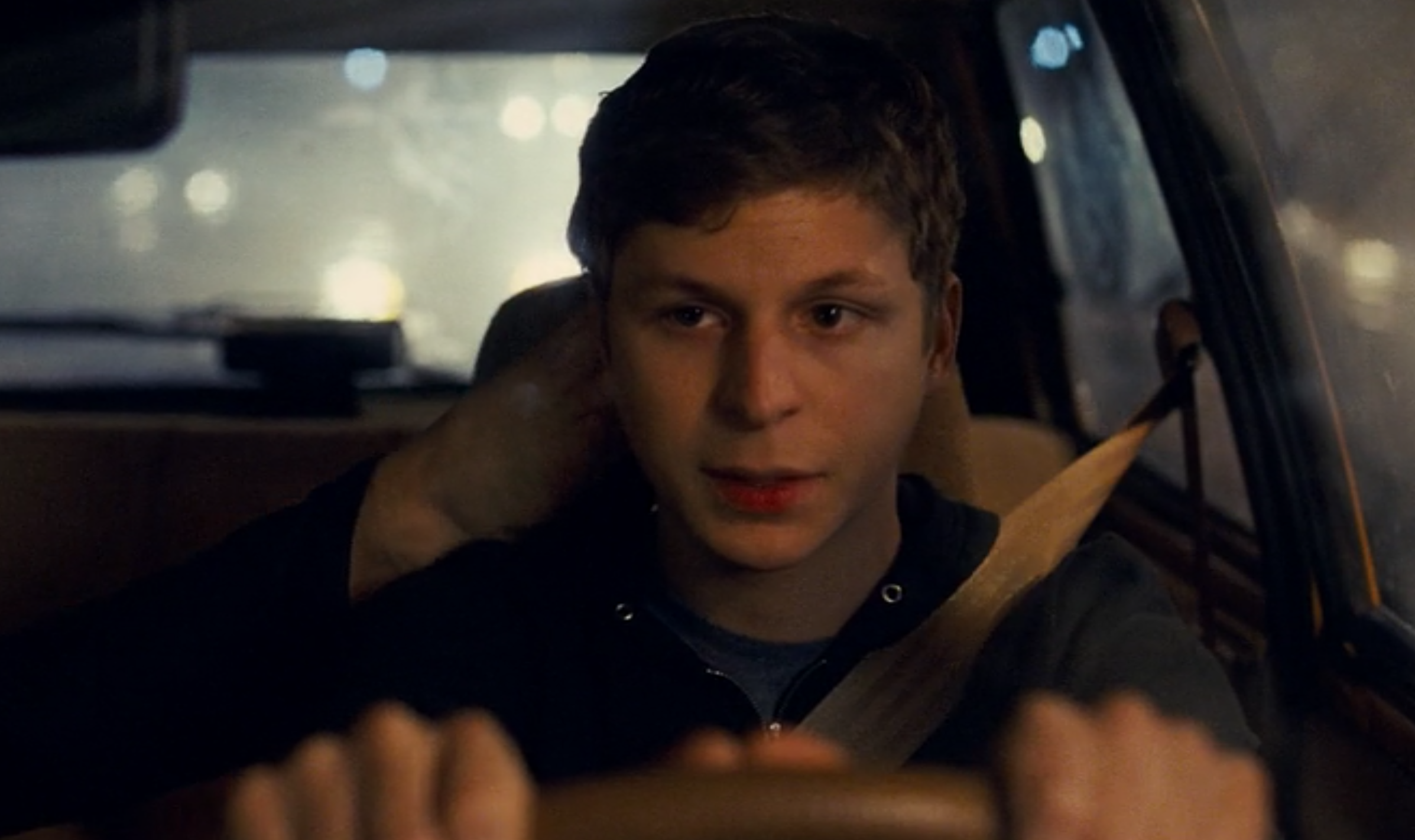 Michael Cera driving