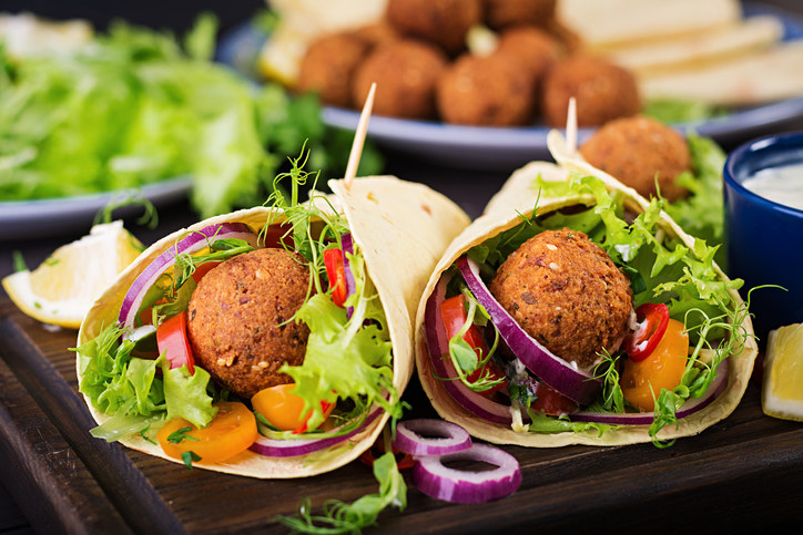 Falafel wraps