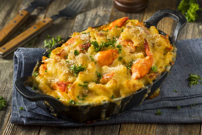 Lobster mac 'n' cheese