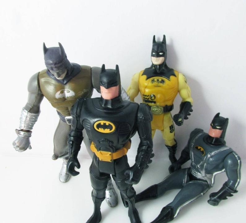 Four different Kenner Batman Action figures